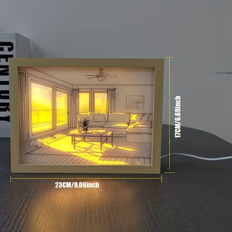 ShineFrame™ Cuadro Iluminado 3D