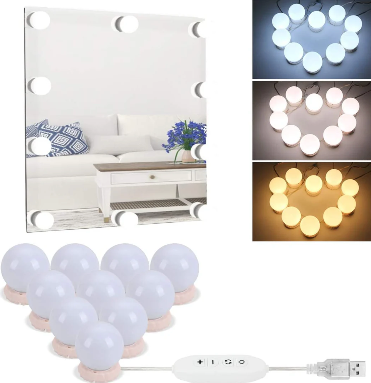 BeautyGlow™ Iluminación de Ensueño