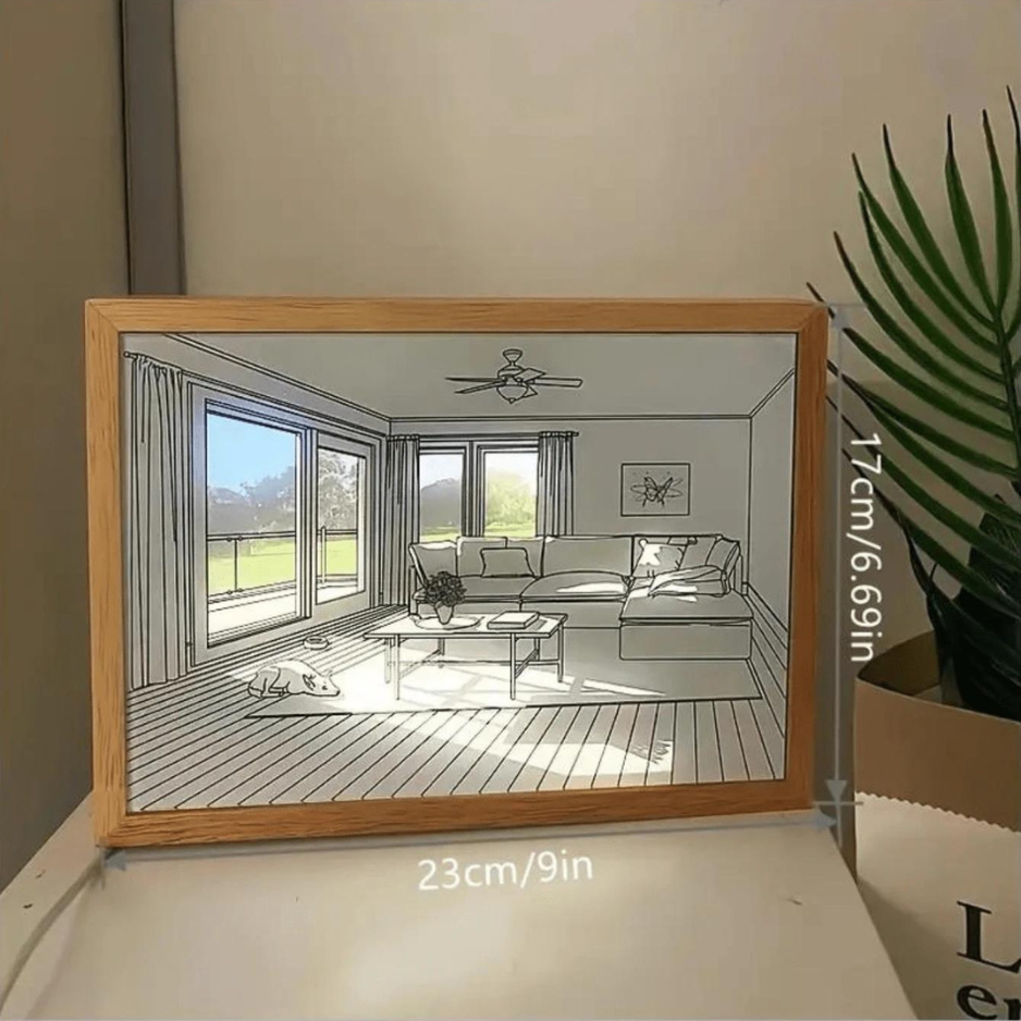 ShineFrame™ Cuadro Iluminado 3D